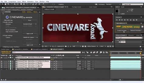 Aescripts CINEWARE proxy 1.32