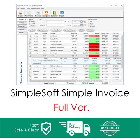 SimpleSoft Simple Invoice 3.25.0.9